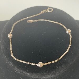 Silver Bead Bracelet